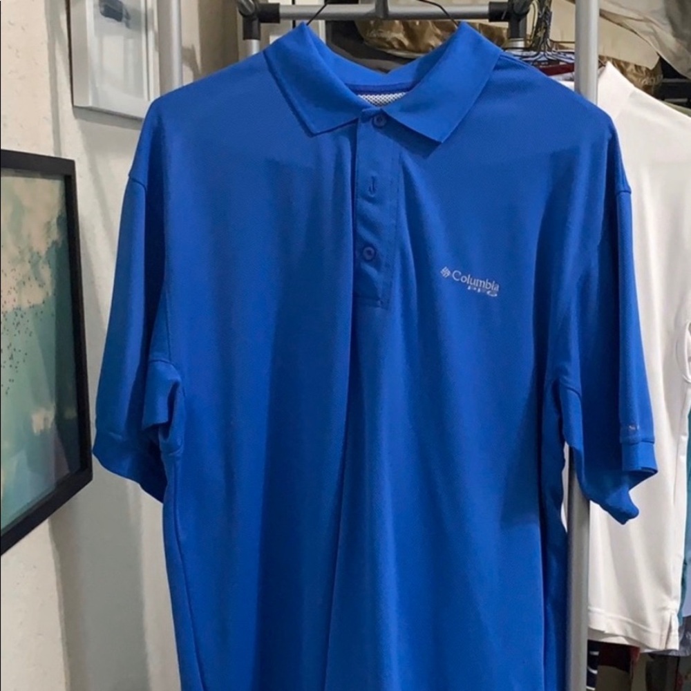 Men’s Columbia dri fit polo
